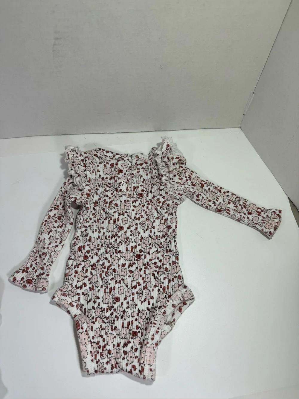 Infant 3-Pack Bodysuit & Dress Outfits in Green, White & Pink Floral